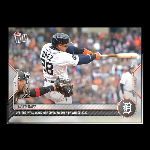 2022 Topps Now 9 Javier Báez