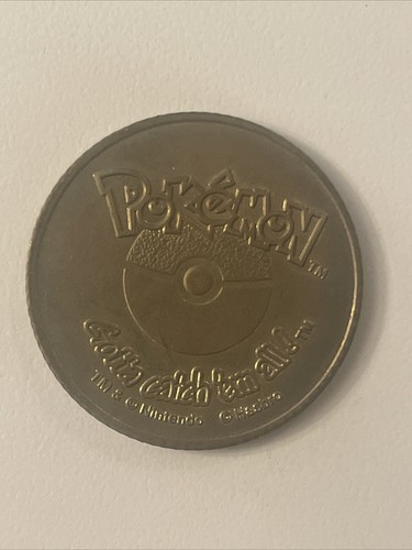 Vintage Pokemon Game Battling Coin 1999 RARE #86 SEEL - Picture 2 of 2