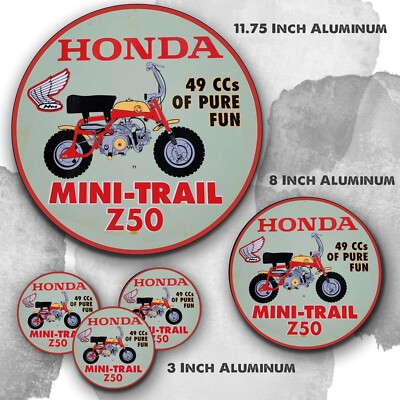 1970's Honda Mini-Trail Z50 Mini Bike Design Reproduction Aluminum ...
