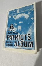 1969 Topps Mini-Cards Stamp Albums - New England Patriots #17 5-Stamps inside.B3