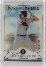 2024 Panini Boys of Summer 56/275 Jacob Gonzalez #90 v9t