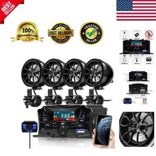 Motorcycle Speakers Bluetooth, Waterproof Speakers and Amplifier Audio Sound ...