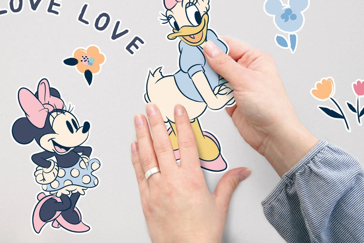 Disney Minnie Mouse Daisy Pegatinas Pared Vinilo 50 x 70 cm
