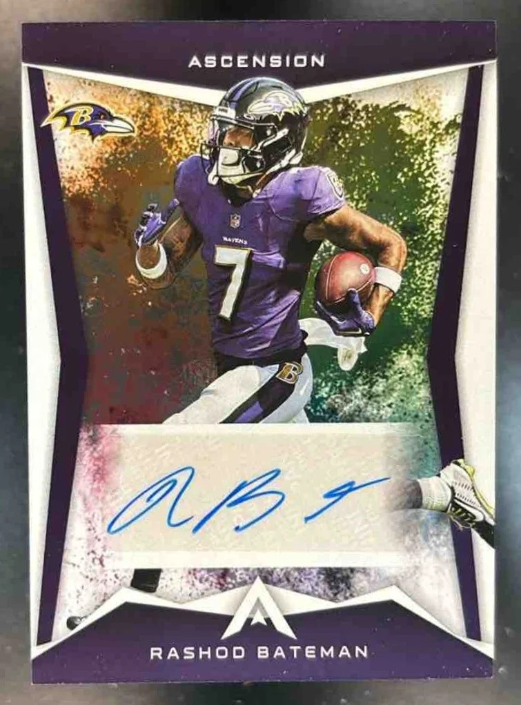 2022 Panini Chronicles Rashod Bateman Ascension Auto Baltimore Ravens