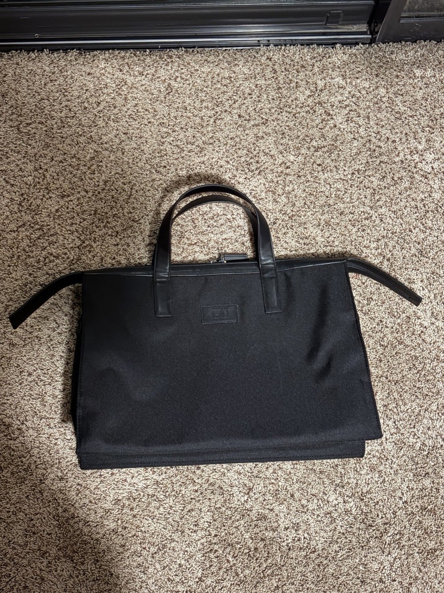 Armani Acqua Di Giò Black Men's Top Handle Zip Bag for Business or