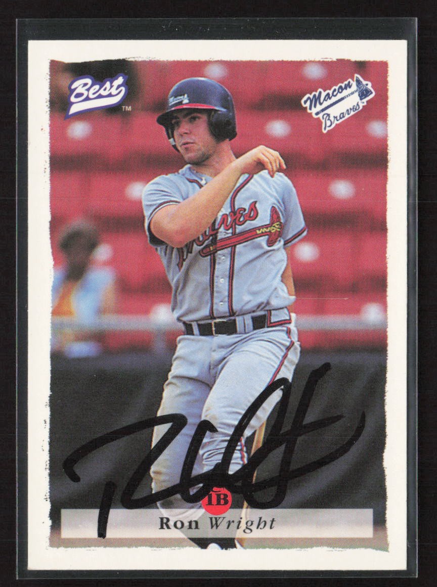 1995 Best #56 Ron Wright - On Card Auto - TTM