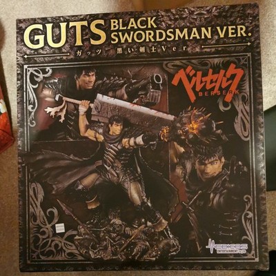 Berserk Guts 1/7 Scale PVC Black Swordsman Ver. Medicos Anime Figur