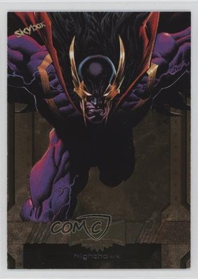 2024 Skybox Marvel Metal Universe Avengers Bronze 31/150 Nighthawk #63 im4