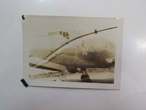 WW2 Photo Military Aircraft Girl Run Nose Cone Art Nosecone India WWII VTG War