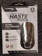 HyperX Pulsefire Haste Lightweight Wireless Optical Gaming Mouse-Black, Used, K3