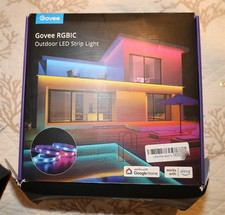 Govee Outdoor Strip Lights. H6173 RGB IC 2 Spools, 65.6 ft. Open box,