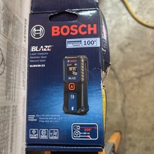 Bosch Blaze 100ft Backlit Laser Measure - Blu...