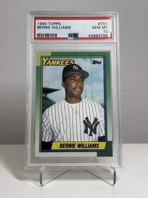 1990 Topps Bernie Williams #701 Yankees PSA 10 - Bild 1 von 2