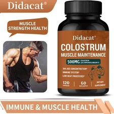 Colostrum Supplement Capsules, Grass-Fed Colostrum, Gastrointestinal Health