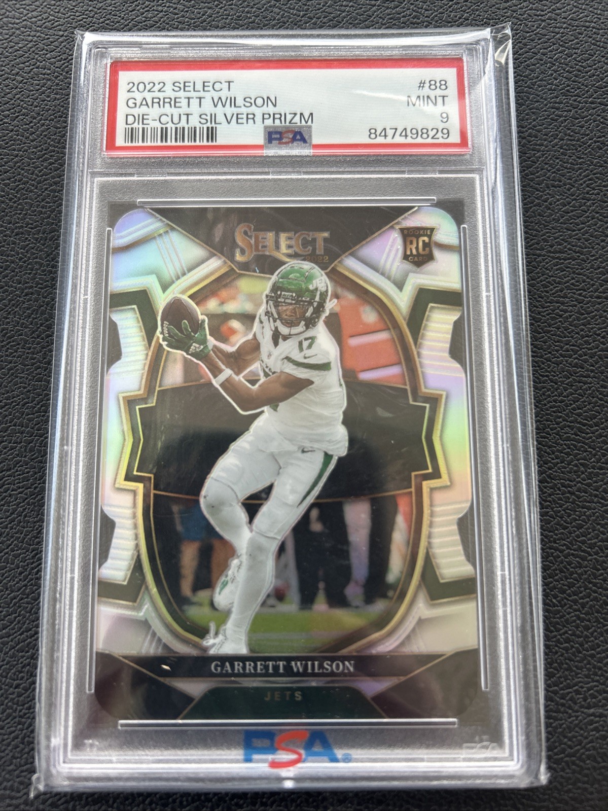 2022 Panini Select - Concourse Garrett Wilson #88 Silver Prizm Die-Cut (RC)