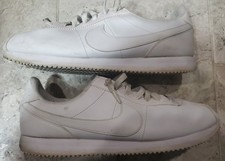 Para hombres Nike Cortez 72 Triple Blanco Talla 13 Bajo Cuero OG Tenis 819719-110 Zapatos