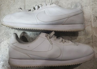Men s Nike Cortez 72 Triple White Sz 13 Low Leather OG Sneakers 819719-110 Shoes