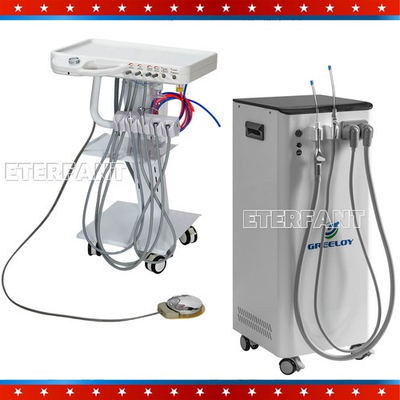 #ad Dental Mobile Suction Negative Pressure 4 Holes Portable Delivery Unit System $399.59