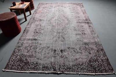 Turkish Vintage Rug 5,9x10,3 ft (181x313 cm), Gray Moroccan Rug