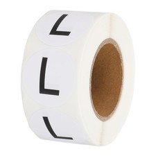 500 Pcs Clothing Labels, l Size Tag Garment Labels for Boutique, White