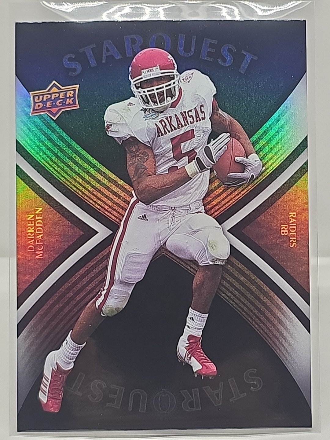 Darren McFadden Upper Deck Starquest #SQ8 Rainbow Black