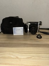 Fujifilm Instax Wide 300 Instant Film Camera Black/Silver With Bag Tested