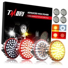 1157 Front Rear LED Turn Signals 2 Inch Bullet 1157 Front Rear  Style 2  
