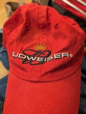 Chapeau réglable rouge style vintage Budweiser