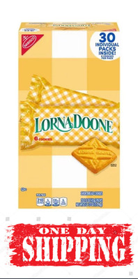 Lorna Doone Shortbread Cookies 1.5 oz. - 30 Pack | Delicious, Classic Snack