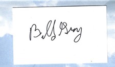 BILLY GRAY "FATHER KNOWS BEST" AUTOGRAPHED CUT AUTOGRAPH