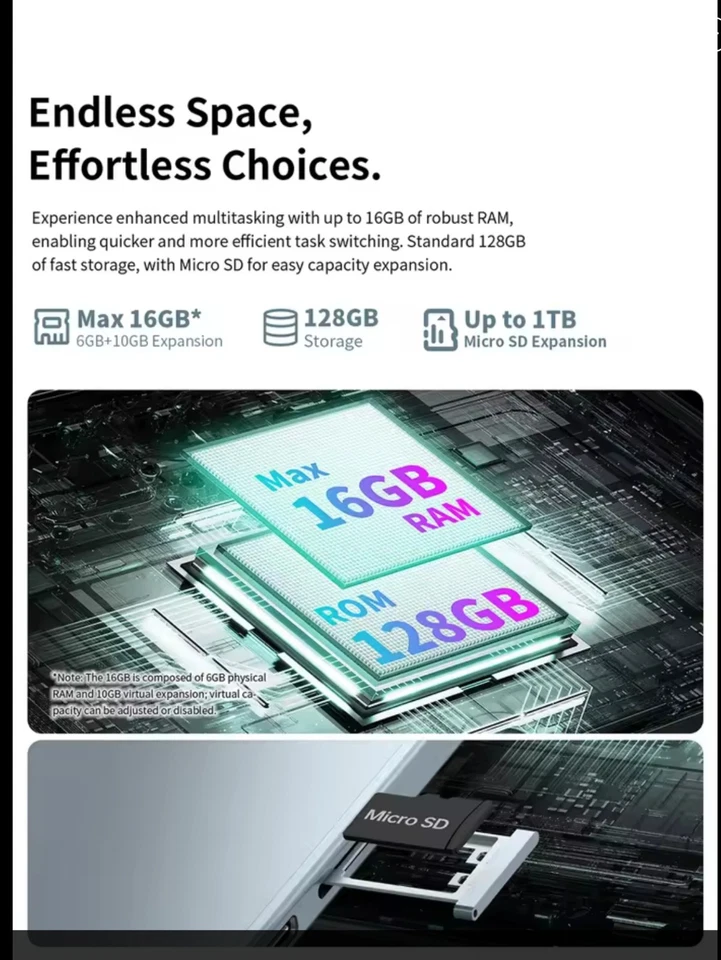 Teclast M50 Plus WiFi+LTE 6+128GB Dualsim GPS Helio G85 8-core 7000mAh Tablet - Image 4 of 4