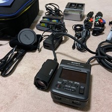 Sony HXR-MC1 Digital HD Video Camera AVCHD LCD Screen Helmet Mount Used