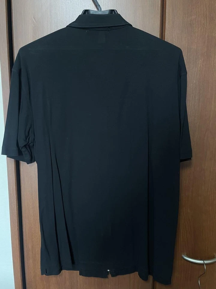 CAMISA USADA ISSEY MIYAKE HOMBRE CUELLO MANGA CORTA, ALGODÓN NEGRO, CREMALLERA COMPLETA AC Foto 2 de 4