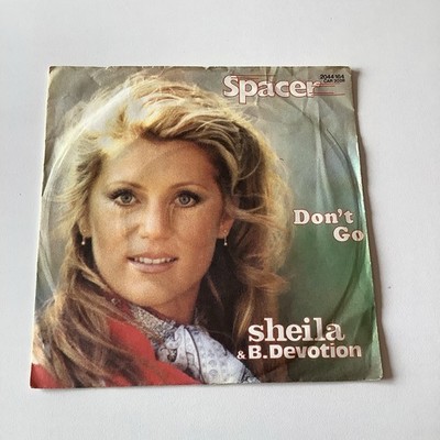 Sheila & B. Devotion, Spacer, Don't Go, german Carrere 2044164 Single, 7'' 1979