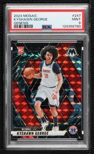 2024-25 Panini Mosaic Rookies Genesis Prizm Kyshawn George #247 PSA 9 MINT 1ef4