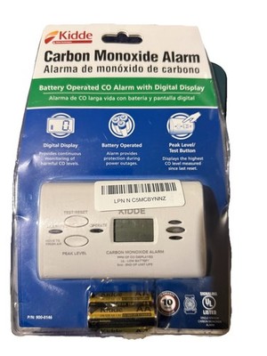Kidde 21008873 Battery-Operated Carbon Monoxide Alarm - White for