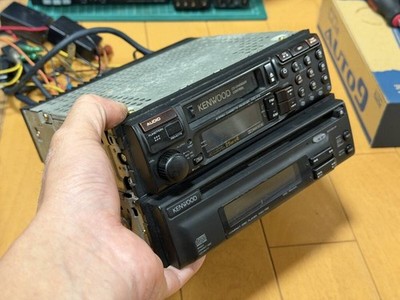 Vintage Kenwood KRC 919 KDC 700 1DIN+1DIN Audio Set Tested