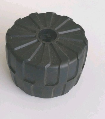 Lego 2573 Hartplastik Reifen Rad schwarz riesig (71mm D. x 47mm) - Set 6989 