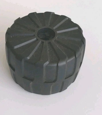 Lego 2573 Hartplastik Reifen Rad schwarz riesig (71mm D. x 47mm) - Set 6989 - Bild 1 von 3