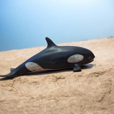 Elc Plastic Killer Whale Early Learning Centre Aaa Solid Sealife
