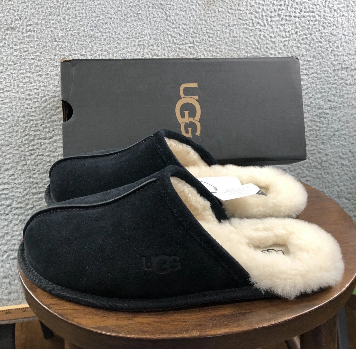 UGG Black Slippers for Men 11 US Shoe for sale | eBay