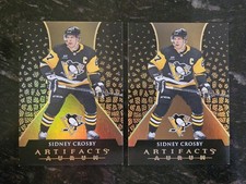 2x 2023-24 Artifacts Aurum Bounty Sidney Crosby