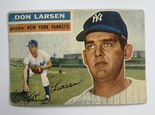 Don Larsen #332 1956 Topps card