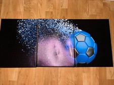 3 Pc SOCCER Wall Art ( New)