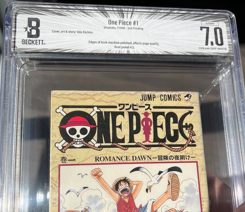 One Piece #1 (1998) BGS 7.0 Altered ⭐ 2ND PRINTING ⭐ Japanese
