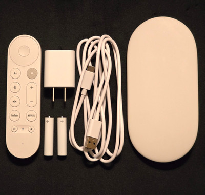 Google TV Streamer 4K 32GB Smart Media Player Porcelain - Tested Open Box