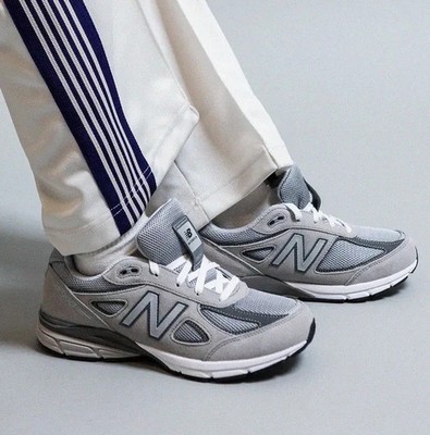 Men New Balance 990 v4 Grey Silver Sneakers U990gr4 | eBay