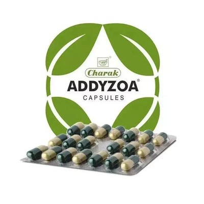 200 X Charak Addyzoa Capsules - Pack of 10 (20 Capsules Each) for Men