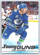 2019-20 Upper Deck #244 Zack MacEwen Young Guns RC (ref 221909)