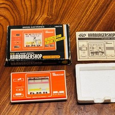 Retro Bandai HAMBURGERSASARAP LCD Game Hamburger SASARAp